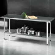 Cefito 1829x610mm Stainless Steel Kitchen Bench 304