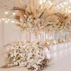 3/6X Artificial Pampas Grass Large Fluffy Tall Plant Bouquet Decorative Flowers