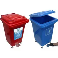 在飛比找蝦皮商城精選優惠-【企隆 圍欄 飯店用品】腳踏式資源回收桶(60公升)/M60