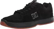 [DC] Men's Lynx Zero Casual Low Top Skate Shoe Sneaker, Black/Gum, 5