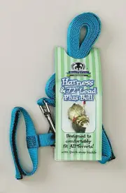 Ferret Harness w/ Bell & 72 inch Lead - Sheppard & Greene Harness