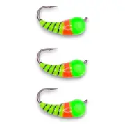 3 Pack - Kenders FIRETIGER TUNGSTEN AKUA JIG SKUD
