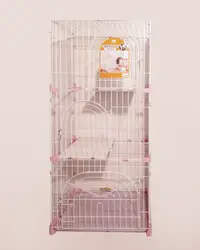 在飛比找BONEBONE優惠-【IRIS】PC-703三層貓籠－粉