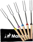 Smores Sticks for Fire Pit - Marshmallow Roasting Kit, 32" 5 Pack, Campfire Gear