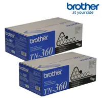 在飛比找PChome24h購物優惠-★2入超值組★Brother TN-360 原廠黑色碳粉匣