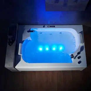 【浴缸】簡約家用五件套亞克力智能浴缸 酒店會所恒溫沖浪按摩浴盆浴缸