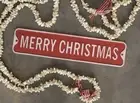 Farmhouse Christmas Rustic Metal Sign Merry Christmas Metal Sign
