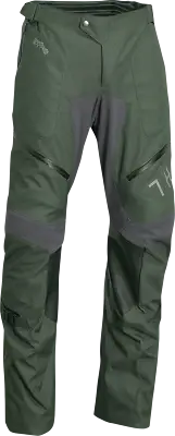 Thor Terrain Out-of-the-Boot Pants 38 Army Green/Charcoal 2901-10456
