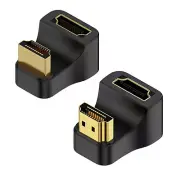 HDMI2.1 U-shaped Male To Female Adapter 8K 60Hz 4K 120Hz 48Gbps Converter UHD