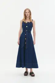 Gianna Denim Midi Dress