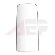 Fits 2015-18 VOLVO VNL Big Door Mirror Glass Plate Heated Door Mirror Left Side