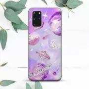 Pink Space Psychedelic Planets Case For Samsung Note 20 S20 S21 S22 S23 S24 FE