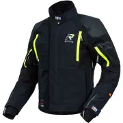 Shield-R Black Yellow Motorcycle Textile Jacket