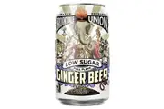 Brookvale Union Low Sugar Alcoholic Ginger Beer, Spicy & Smooth Finish, 4% ABV, 330mL (Case of 24 Cans)