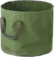Garden Waste Collapsible Canvas Reusable Water Resistant Garden Yard Leaf Waste Bag Sack with Handles Storage Bag