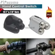 3-Button Hand Control Momentary Switch For Harley Honda 7/8'' & 1" Bars M-switch