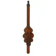 Oak Leaf Cuckoo Clock Pendulum – 2-1/2″ (62mm) For 1-Day or 8-Day Clocks CC-350