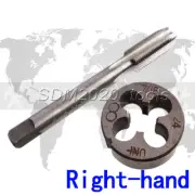 1set 7/16-24 UNS right-hand Machine tap & die Threading Tools 7/16in-24