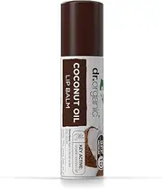 Dr Organic Coconut Oil Lip Balm, Moisturising, SPF 15, Mens, Womens, Natural, Vegetarian, Cruelty-Free, Paraben & SLS-Free, Recycled & Recyclable, Organic, 5.7ml, Packaging may vary