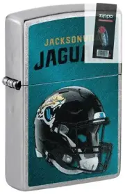 Zippo 48432 NFL Jacksonville Jaguars Helmet Lighter + FLINT PACK