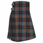 Scottish Traditional Angus Ancient Handmade 8-yard Tartan Kilt For Men Custom