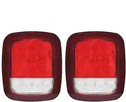 Turn Tail Marker Lights for Truck, 12V Waterproof LED Brake Lights, 24V Waterproof Tail Lights, RV Truck Turn Signal Lights, ATV Brake Light Lamp, Motorcycle Stop Tail Brake Light, LED Brake Stop Sign