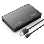 3.5 External Hard Drive Enclosure SATA III to USB3.1 Type C for HDD Tool-Free...