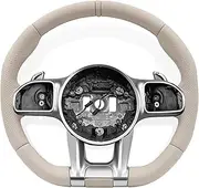 Upgrade Carbon Fiber Steering Wheel Compatible With Benz AMG ACE GLB GLA GLC CL GL CLS CLA W220 W221 W222 W204 W205 W213 W212(Leather 03)