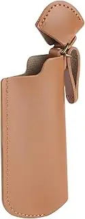 [BEBEMOKO] 1pc Lighter Cover Sleeve for Everyday Use Brown Color Fine Workmanship Protective Design Suitable for Igniters
