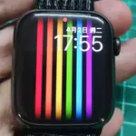 APPLE WATCH SERIES 7 黑色不鏽鋼版  含原廠米蘭不鏽鋼錶帶