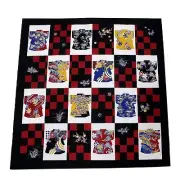 NEW Furoshiki Japanese Wrapping Cloth Kimono Checkerboard 118×118cm Cotton Japan
