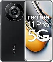 [realme] 11 Pro 5G 8 + 128 GB Smartphone, 120 Hz Curved Vision Display, 100 MP OIS Prolight Camera, 5000 mAh Massive Battery, 67 W Supervooc Charge, Astral Black