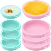 8Pcs Air Fryer Egg Mold Silicone Egg Boiler Mold Cup Nonstick Egg Poacher-·