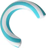 Curved Pool Noodles - Curved Inflatable Swim Noodles | Classic Striped Design Beach Toy for Home Pools, Outdoor Pools, and Garden