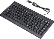 Wired Keyboard, Universal Mini,87 Keys,Ergonomic Desktop/Notebook/Computer/PC USB Typewriter Keyboard,for Office Game (English)