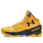 Men Under Armour Curry Double Bang Basketball Shoes Size 10.5 Yellow 3026281 700