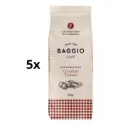 Lot of 5 Truffle Chocolate Flavored Gourmet Coffee Drink 250g Baggio