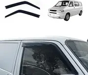OAD4X4 Weathershields Compatible with Volkswagen Transporter T4 1993-2004, Weather Shields Window Visors Wind Deflectors Sun Rain Guard 2PCS Set
