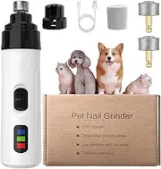 Silent Groom Pro Nail Grinder, Heusom Silent Groom Pro for Dogs, Silent Grind Pro Dog Nail Trimmer, Pet Poochie Silent Nail Grinder, Silentgrind Pro, Pet Paws Grooming Tool (C)