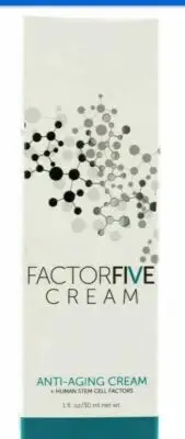 2X FactorFive Anti-Aging Cream + Human Stem Cell Factors 2OZ TOTAL NEW
