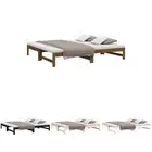 Pull-out Day Bed 2x(92x187) cm Solid Wood Pine Sofa Bed Multi Colours vidaXL