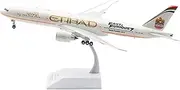Pre-Built Model Aircraft 31CM 1/200 Scale Miniature Model Collectible Airplane for Etihad Airways B777-200LR A6-LRE Metal Aircraft Miniature Airplane Model