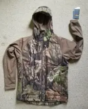NEW Hunting Jacket Cabela's Fleece Windsheer T2 Hybrid Primaloft Insulated