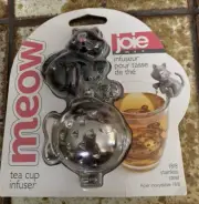 Joie Meow Black Cat Loose Leaf Tea Infuser and Strainer