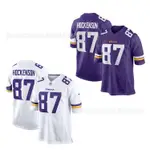 現貨速發！！NFL明尼蘇達維京人 VIKINGS 87號 HOCKENSON 刺繡橄欖球服 NJQU