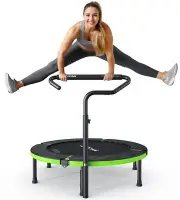 BCAN 40"/48" Foldable Mini Trampoline, Rebounder Trampoline for Adults, U/T S...