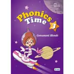 PHONICS TIME 3：CONSONANT BLENDS (課本＋QR CODE音檔＋線上教學資源)【金石堂】