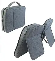 Electronic Product Storage Book Stand Mobile Backpack Electronic Product Storage Bag OxfordCloth Book Reader, Grey