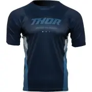 Thor Midnight Blue/Teal Assist React Jersey - Large - 5120-0183