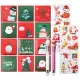 2Young Design 聖誕卡片12入+6色圓珠筆 2入+X mas貼紙 2入套組